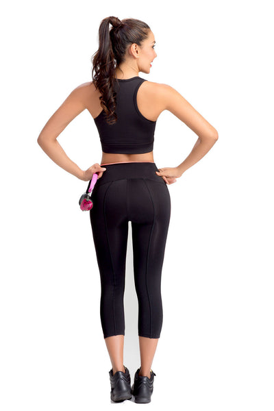 Fitness Training For Women Black Trousers Lowla 41232 - Lowla US Fashion Shapewear - 3